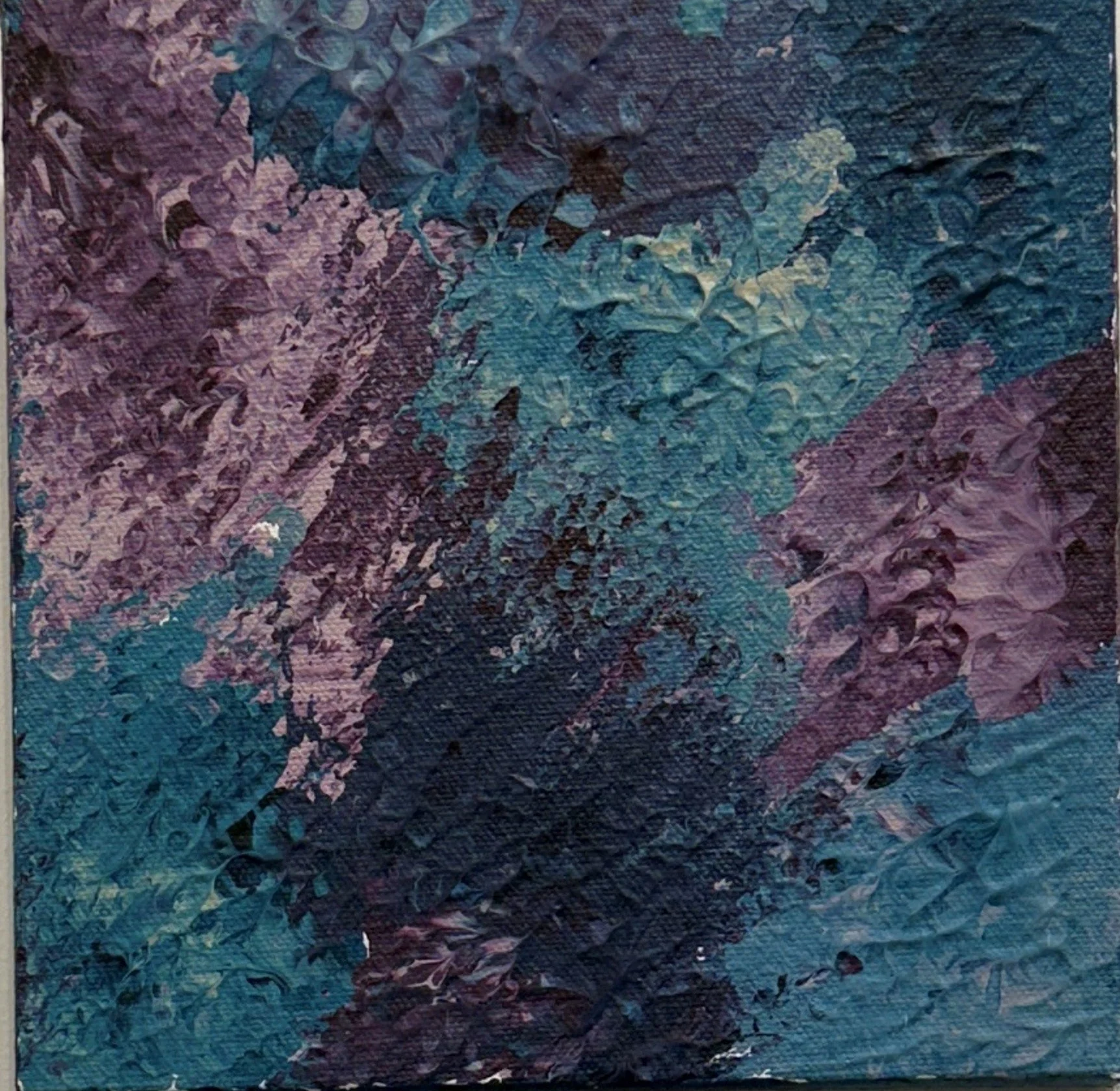 Mountain Shadows behind the Fairmont Hotel. Banff, Canada. (I) (8x8)