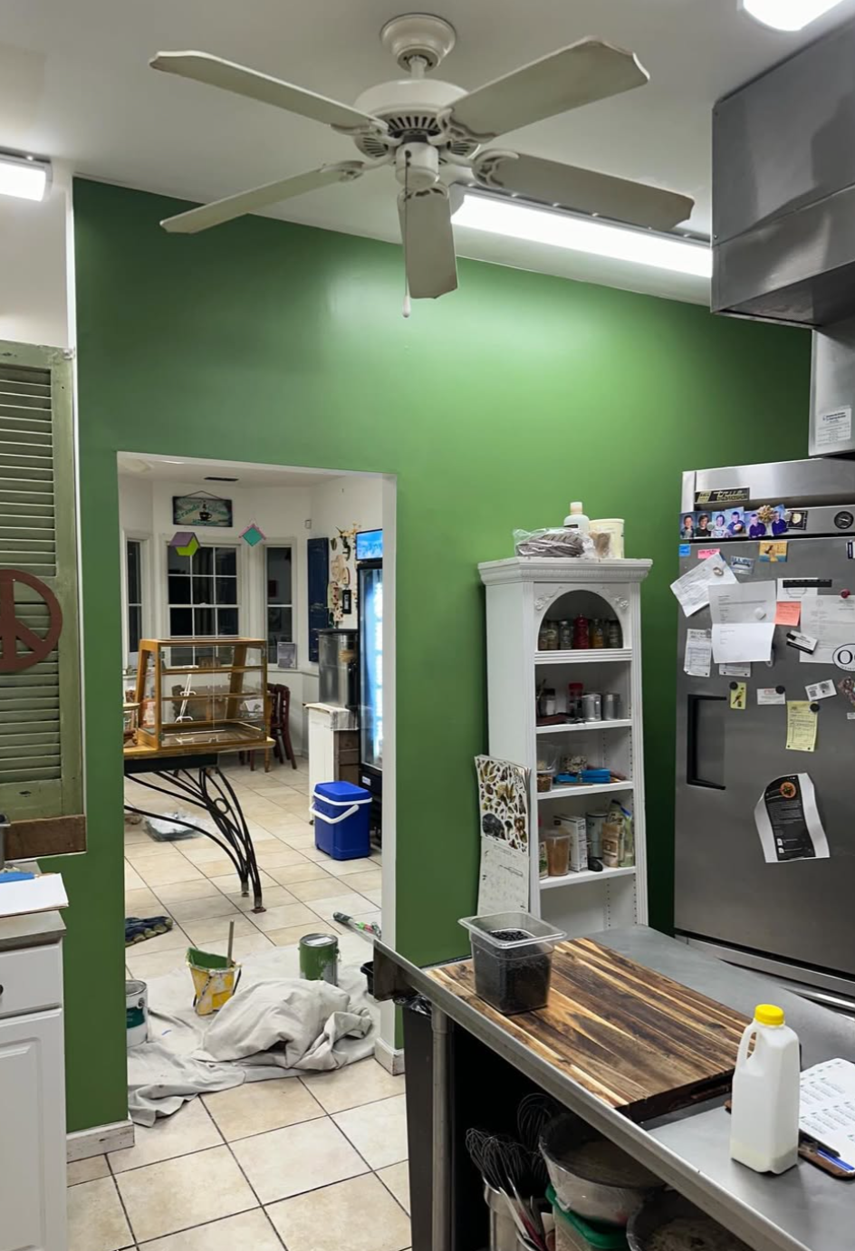 commercial painting interior cafe small business