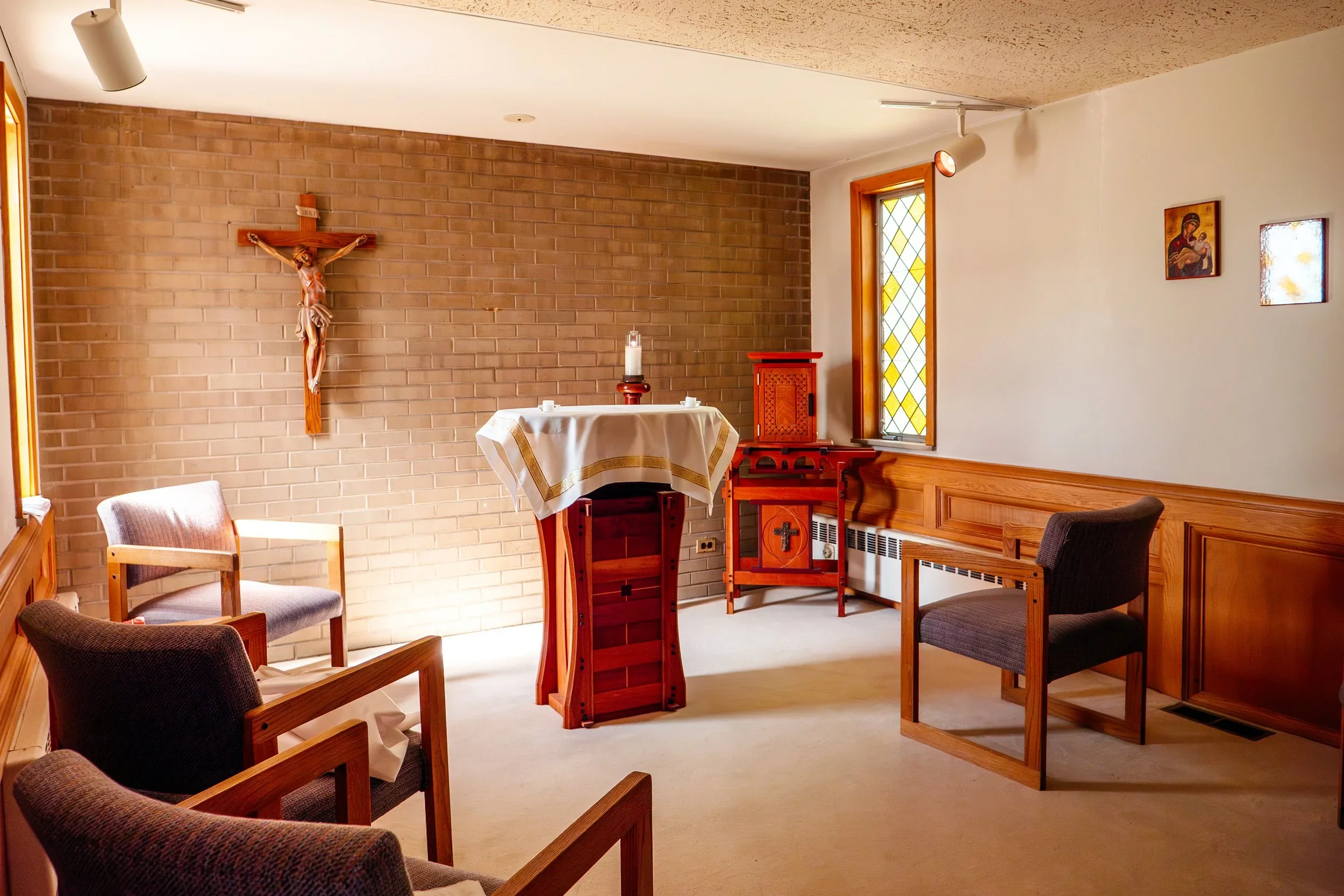 interior of small private chapel