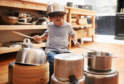 Pots & Pans Percussion Studio One of a kind unique percussion-based experience for all ages.    $400 includes all resources for a group of 25 individuals, and a 40-minute session.