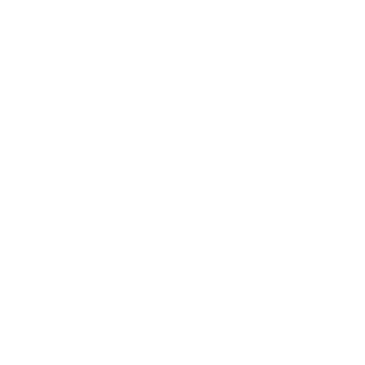 Two white quotation marks on a black background