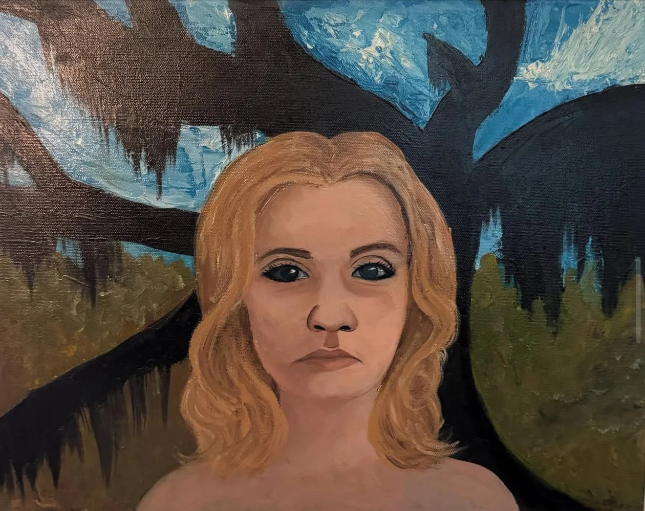 "Can't Take the Swamp From the Gal" -
Oil on Canvas,
2019
