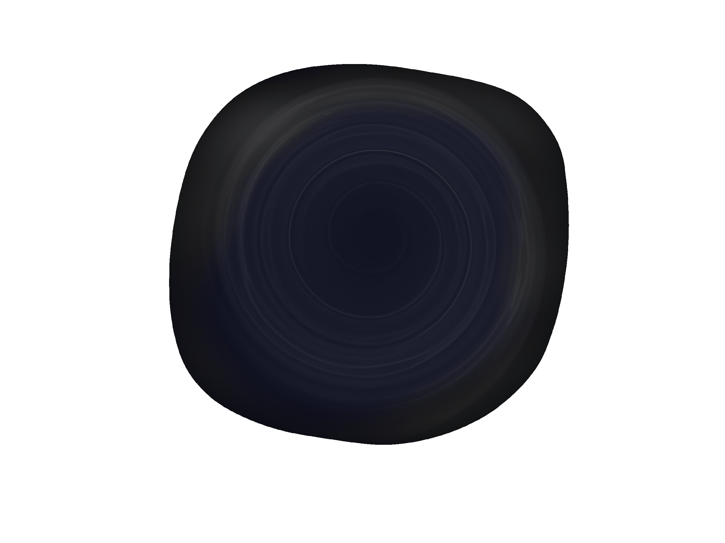 Dark circular gradient with concentric rings, fading from black at the center to dark navy blue and black at the edges.