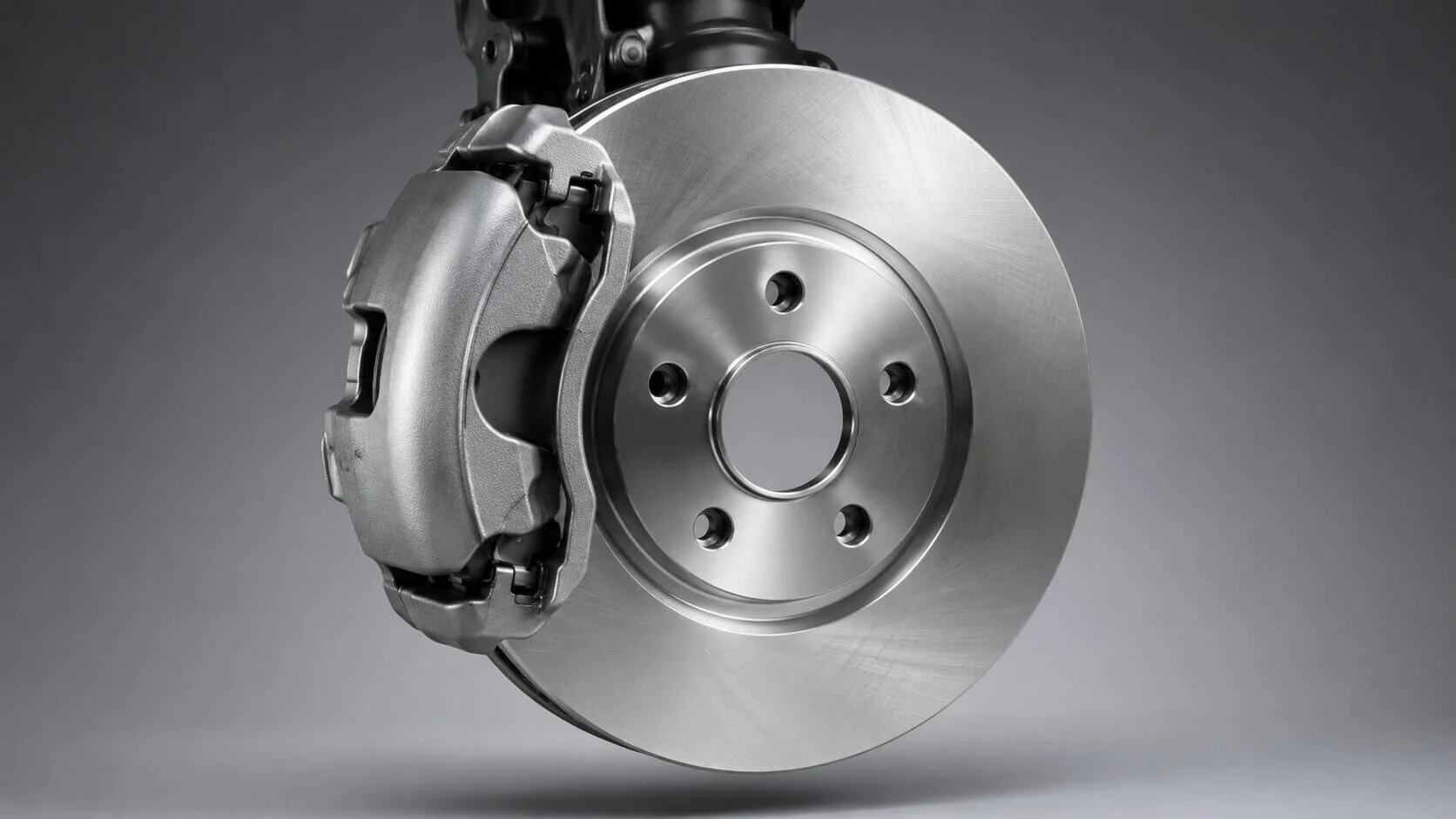 Brake rotor and caliper used during brake repair and brake rotor replacement