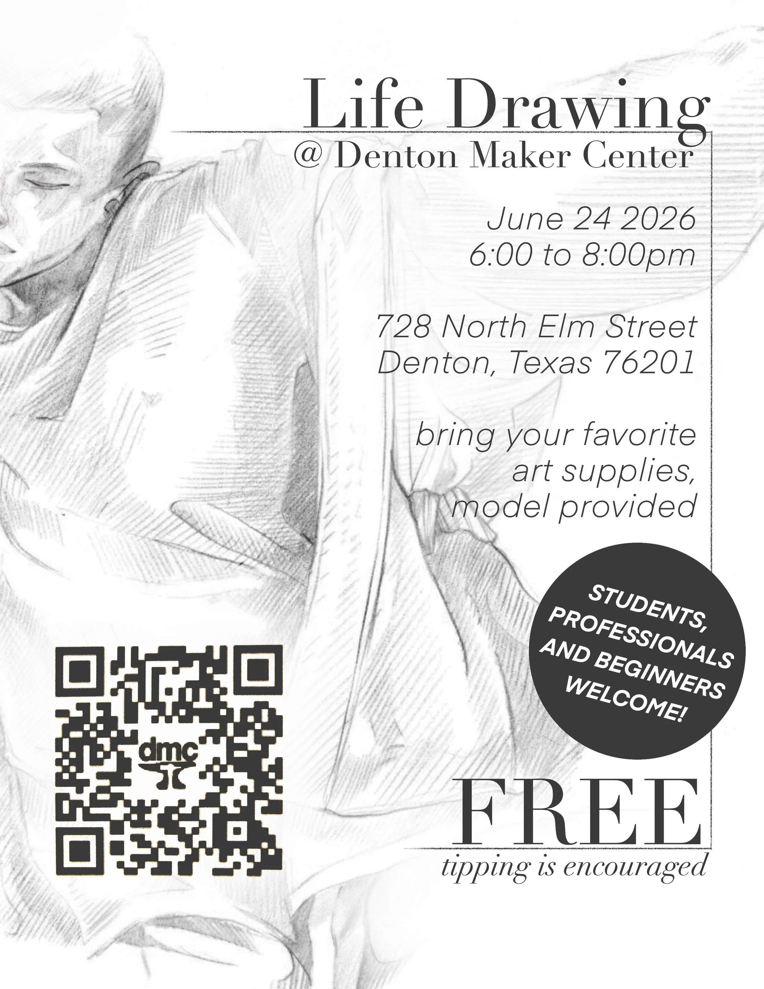 FREE! Life Drawing with Kalish
