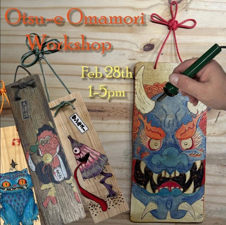 Crafting Ostu-e Omamori (Oni Protection Charm) with Crystal Garrett