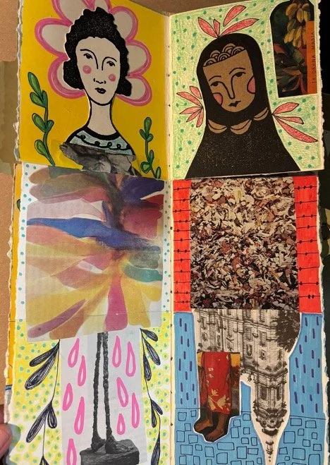 Exquisite Corpse Collage Book: Rewrite Art HERstory