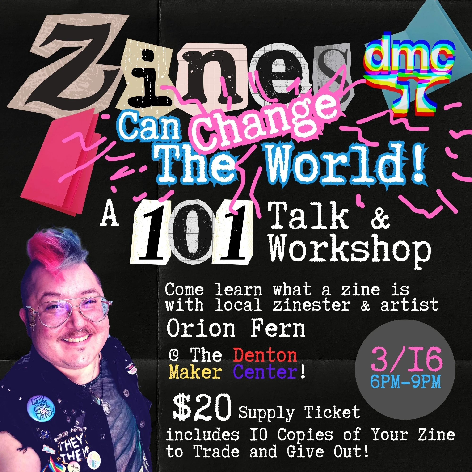 Zines Can Change the World: A 101 Workshop