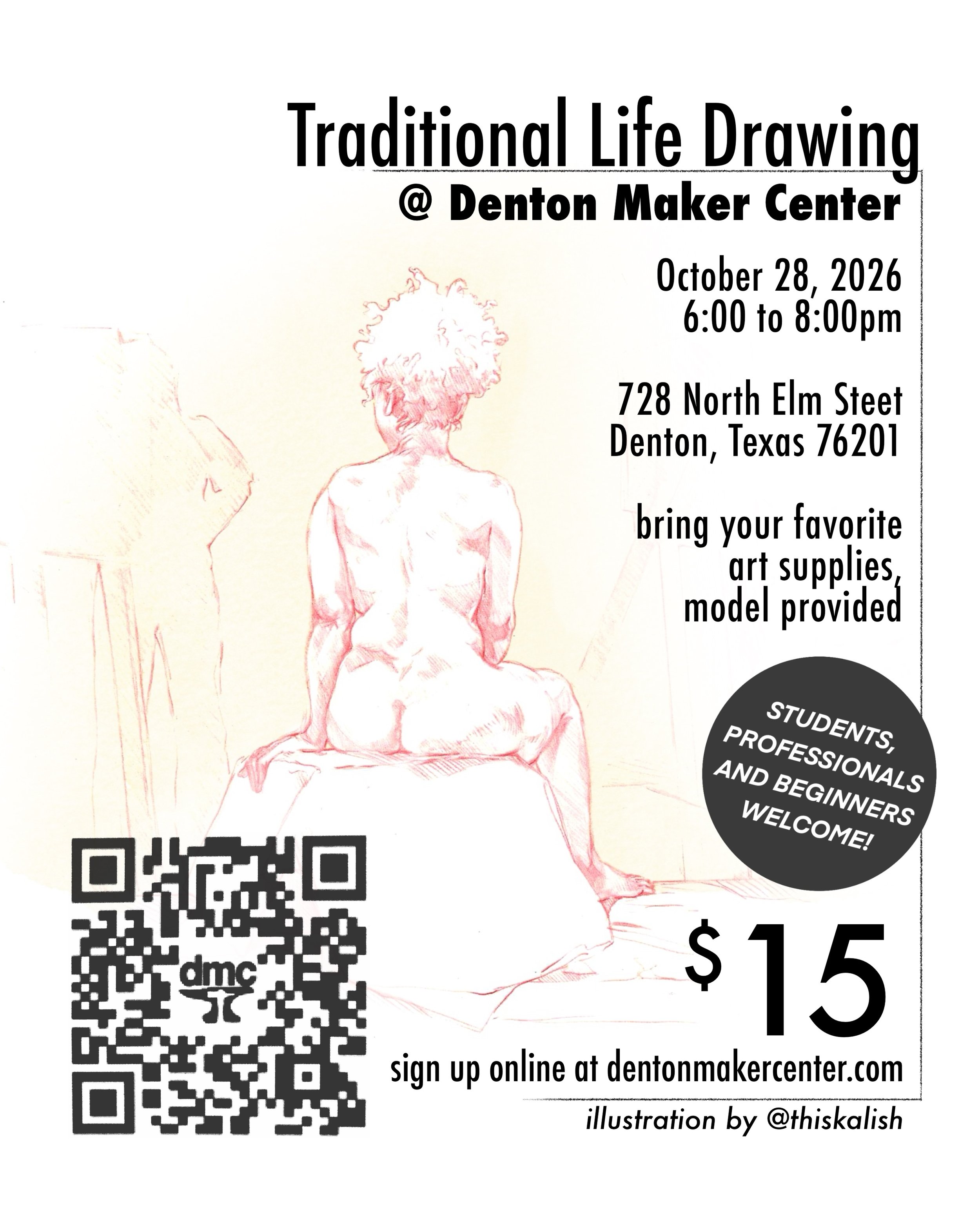 10/28 Traditional Life Drawing by Kalish