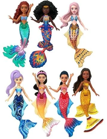 Live Action Little Mermaid Small Doll Sister Pack - Final Product