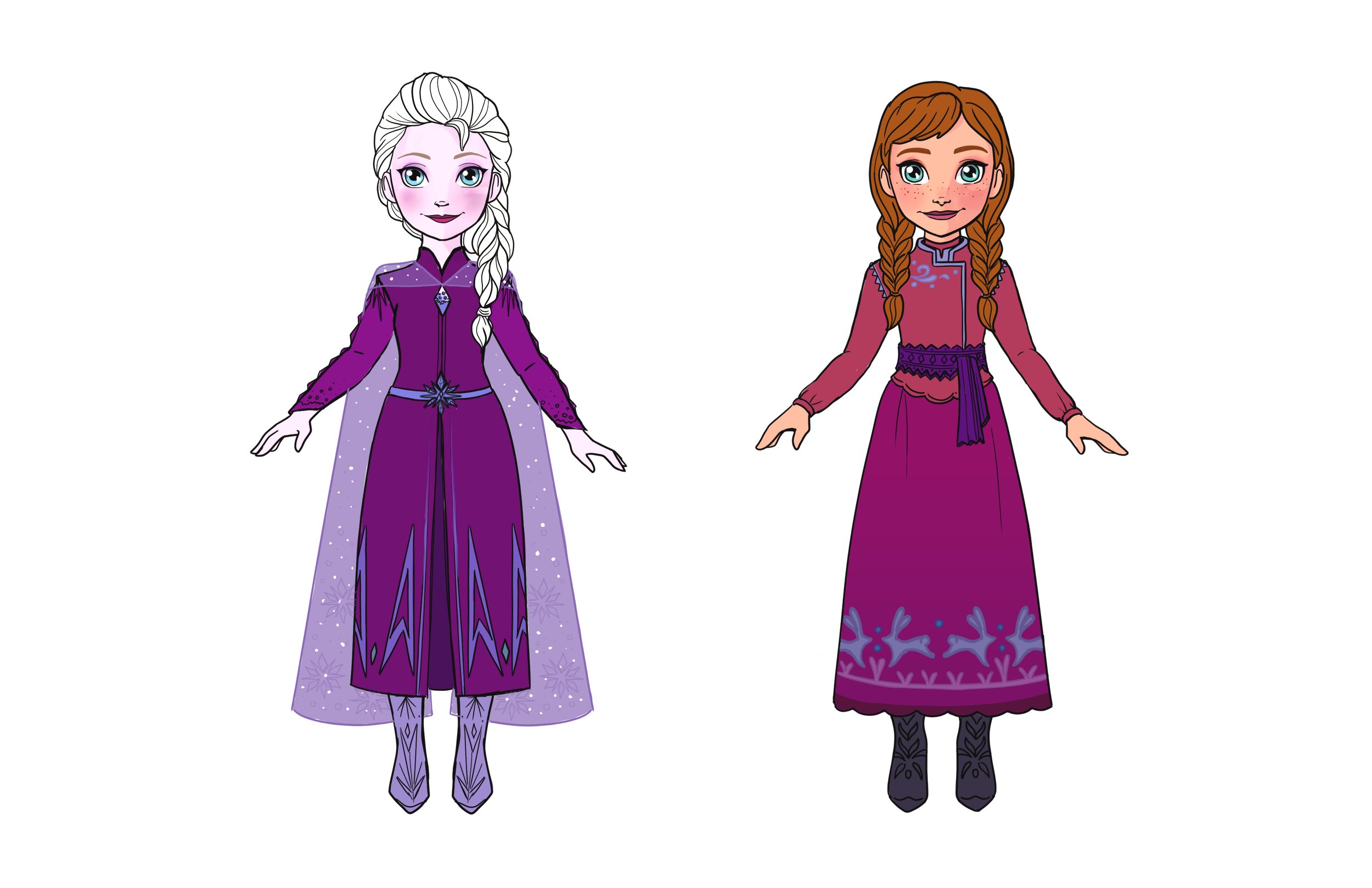 Frozen Animal Care | Anna & Elsa Small Doll Concepts