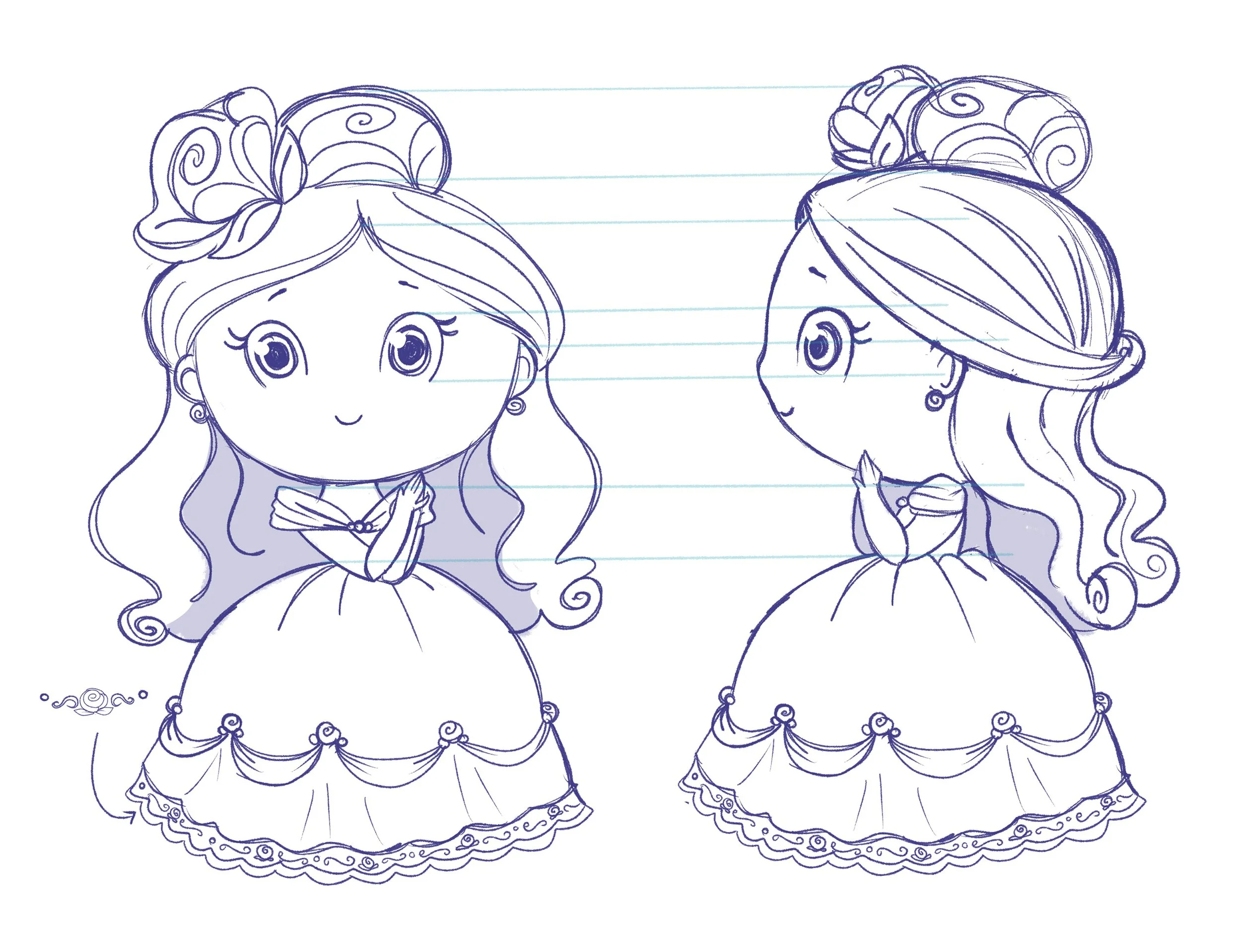 Preschool Disney Princess- New Character Styling, Belle