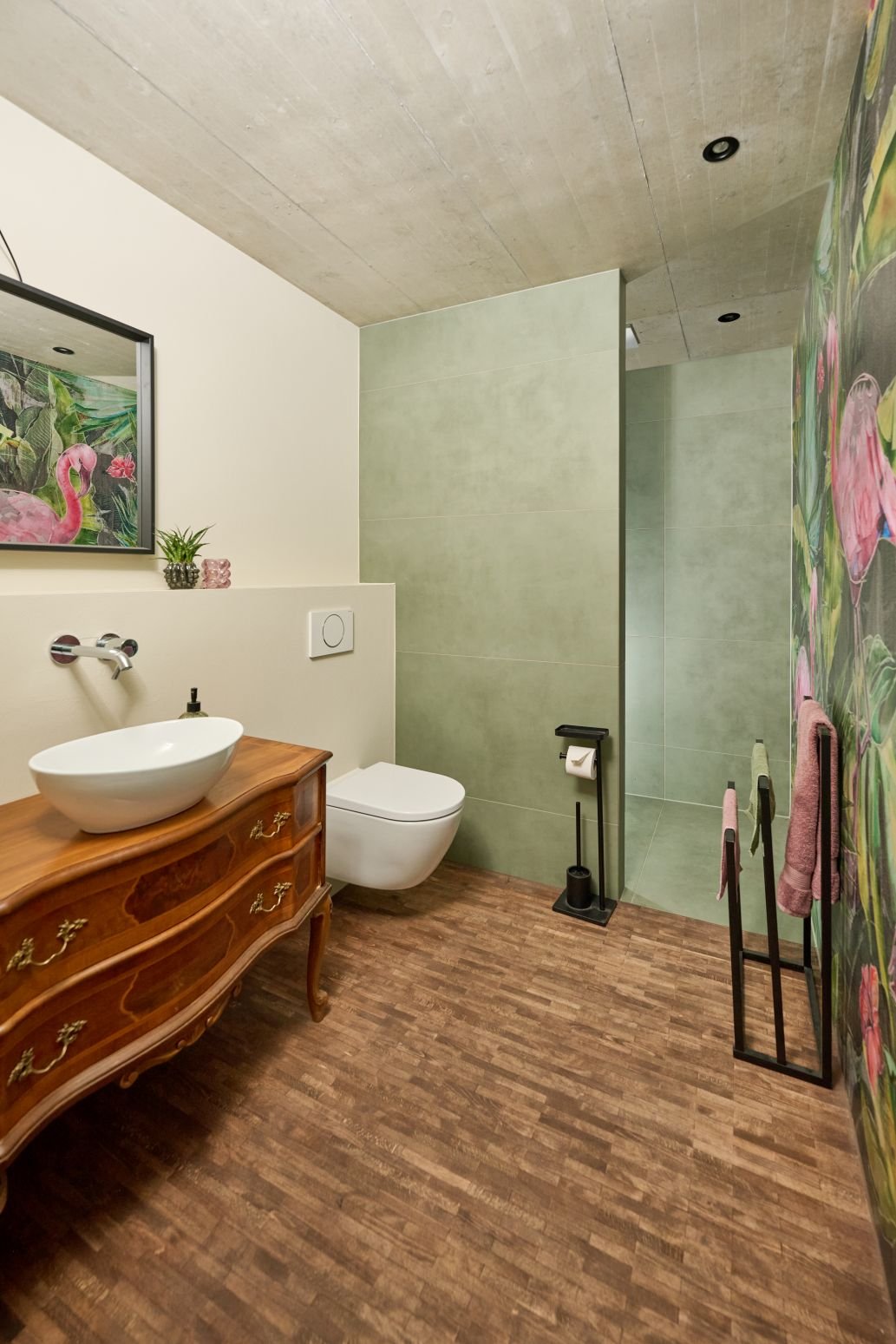 Neu umgebautes Badezimmer
