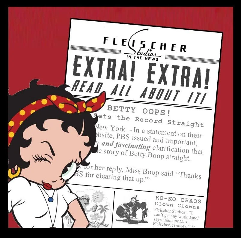 PBS corrects misinformation on its site that wrongly credited jazz performer Baby Esther as the inspiration for Betty Boop