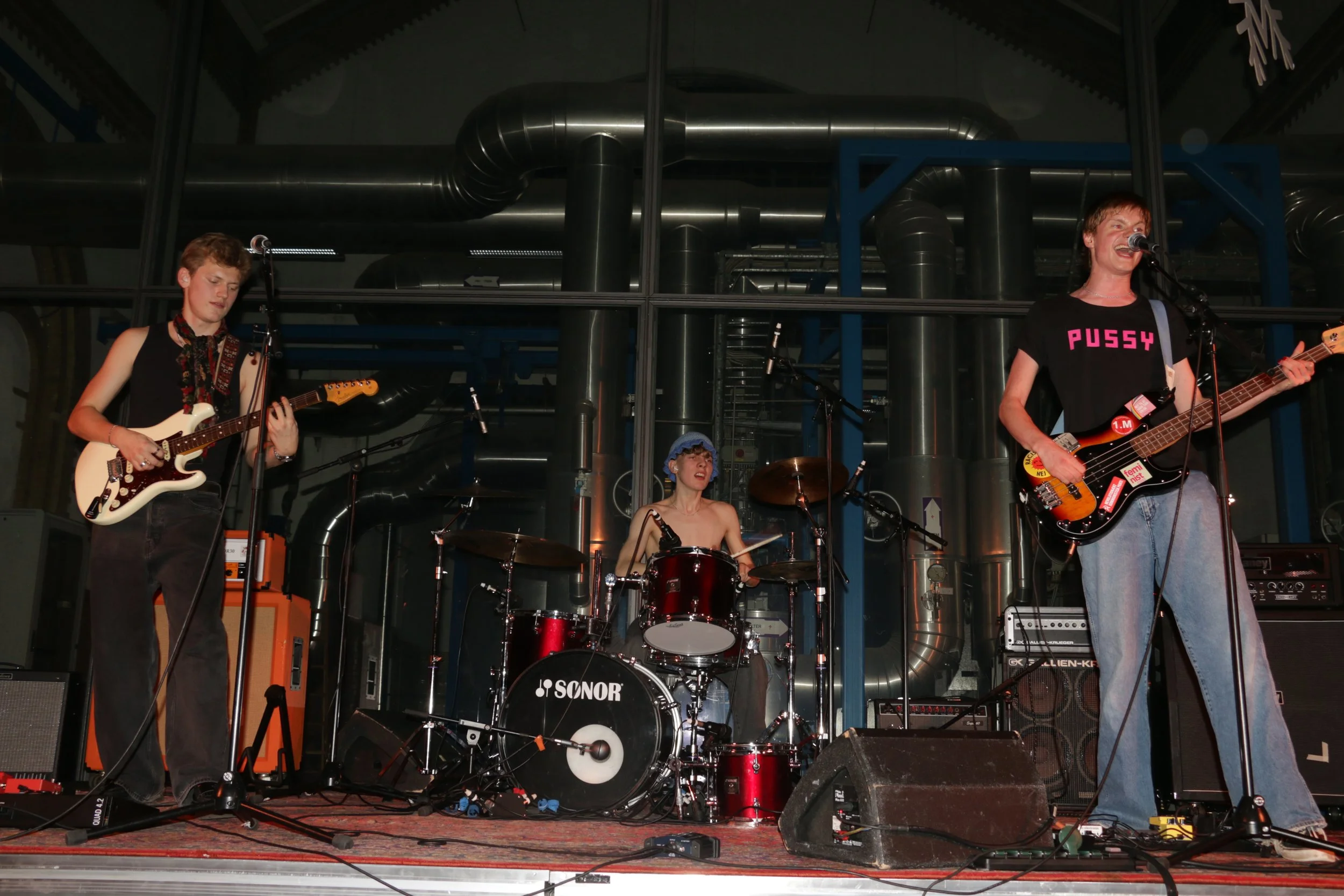 Three Shitting Birds live at Ewii House - Koldning