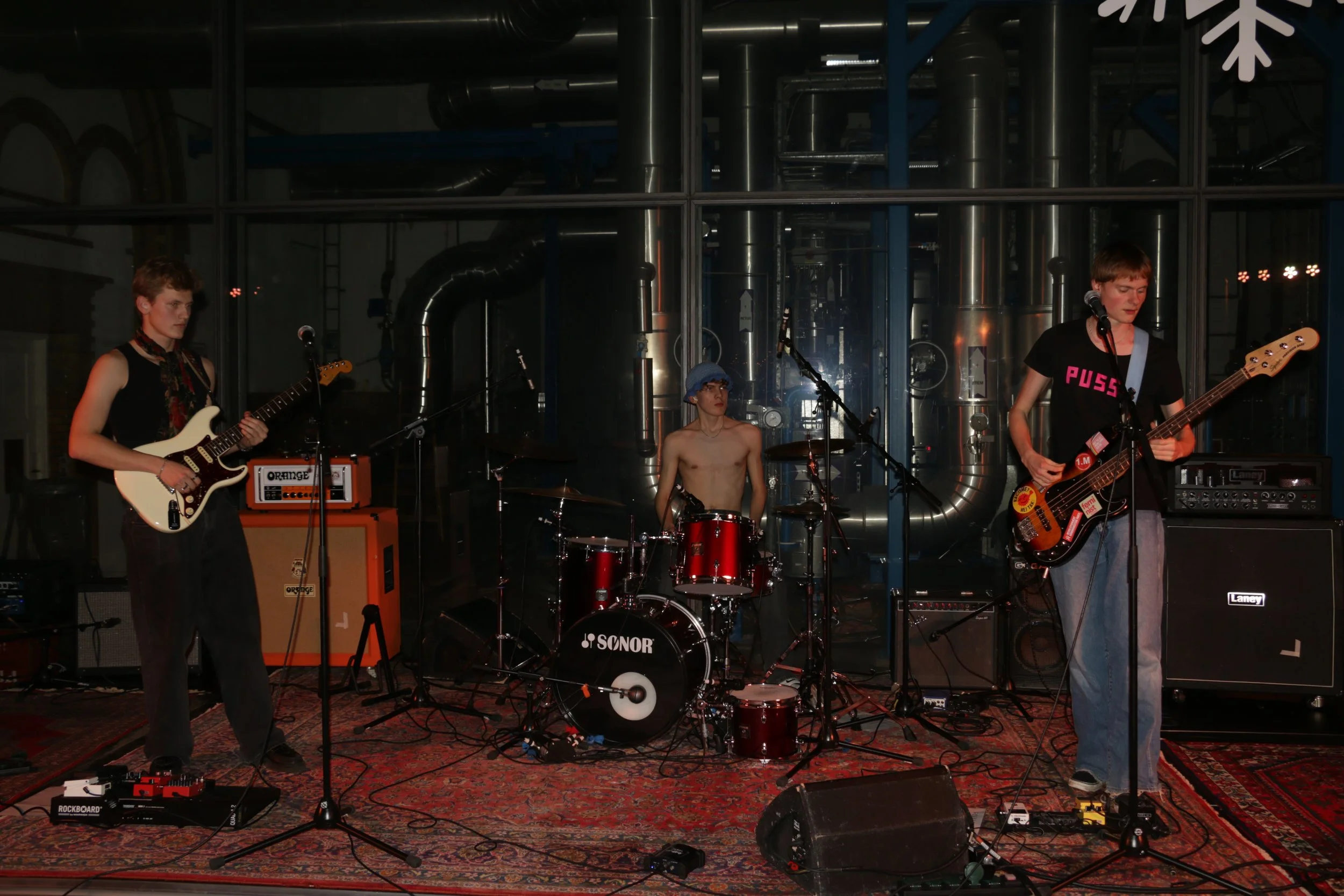 Three Shitting Birds live at Ewii House - Koldning