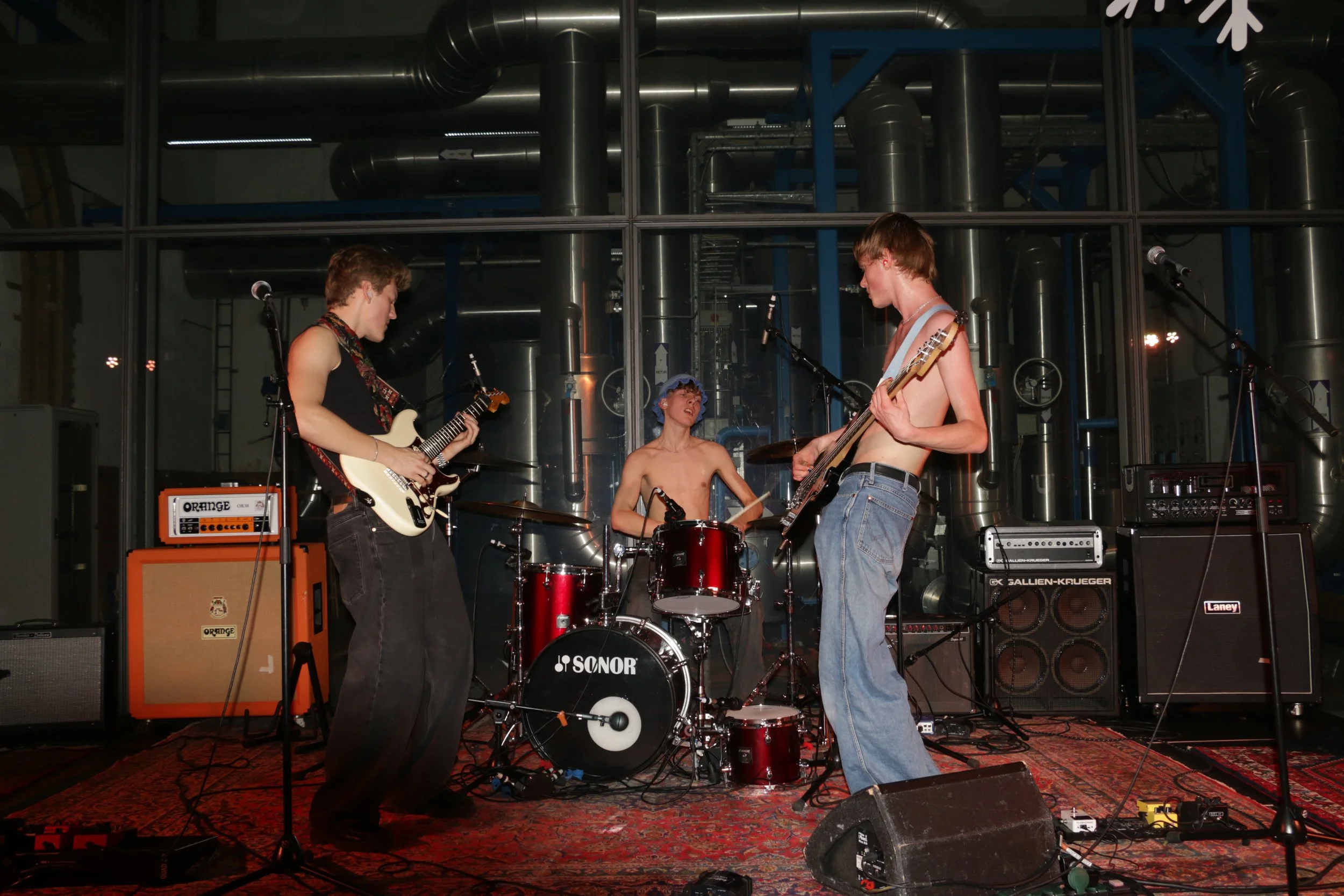 Three Shitting Birds live at Ewii House - Koldning