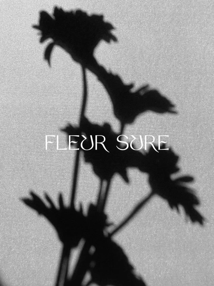 Wild and whimsical. Tactile and textural. Branding for Nashville-based floral designer, @_fleursure_