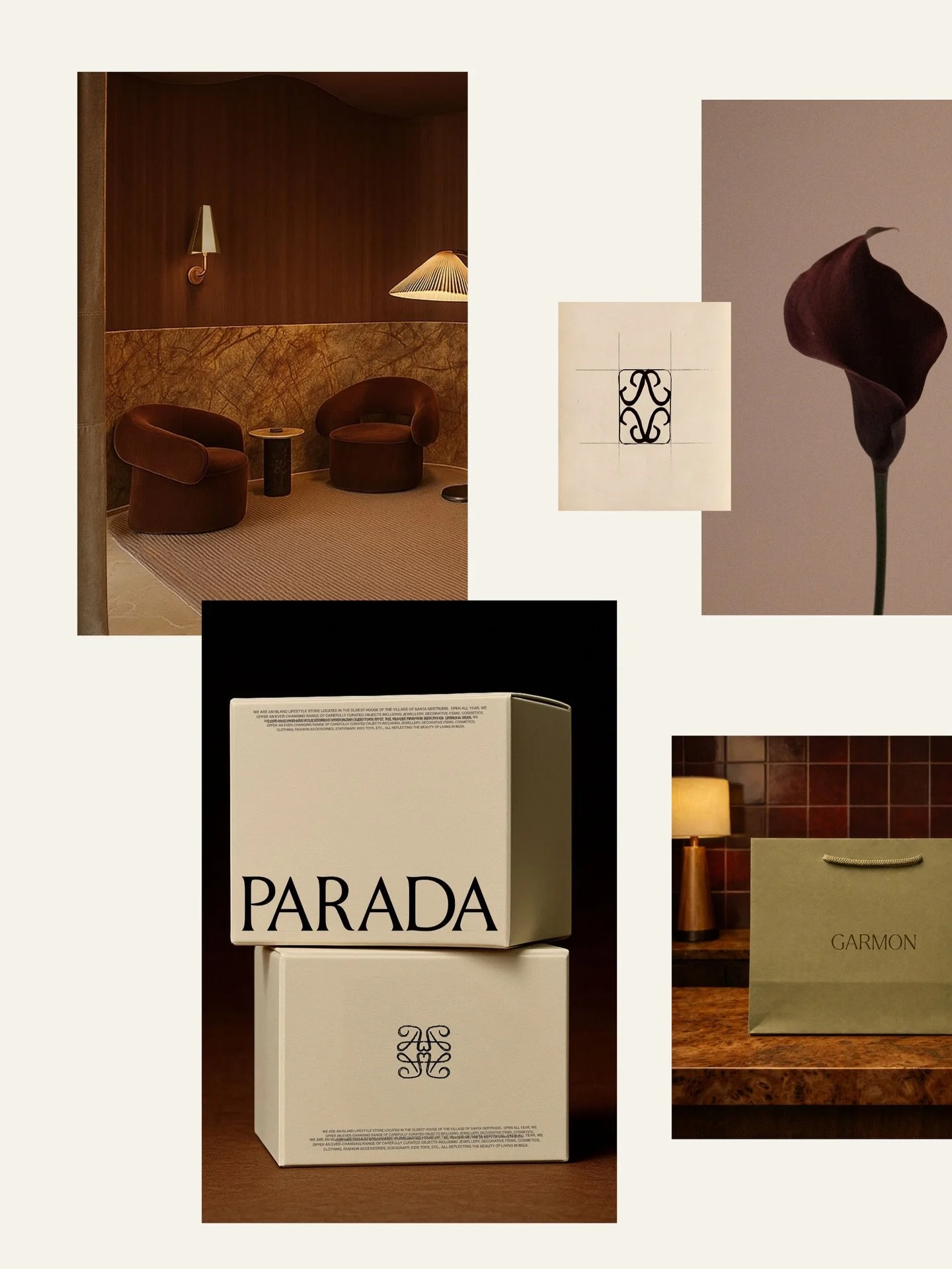 The beginnings of a rebrand for our wellness client. This one is feeling particularly rich.