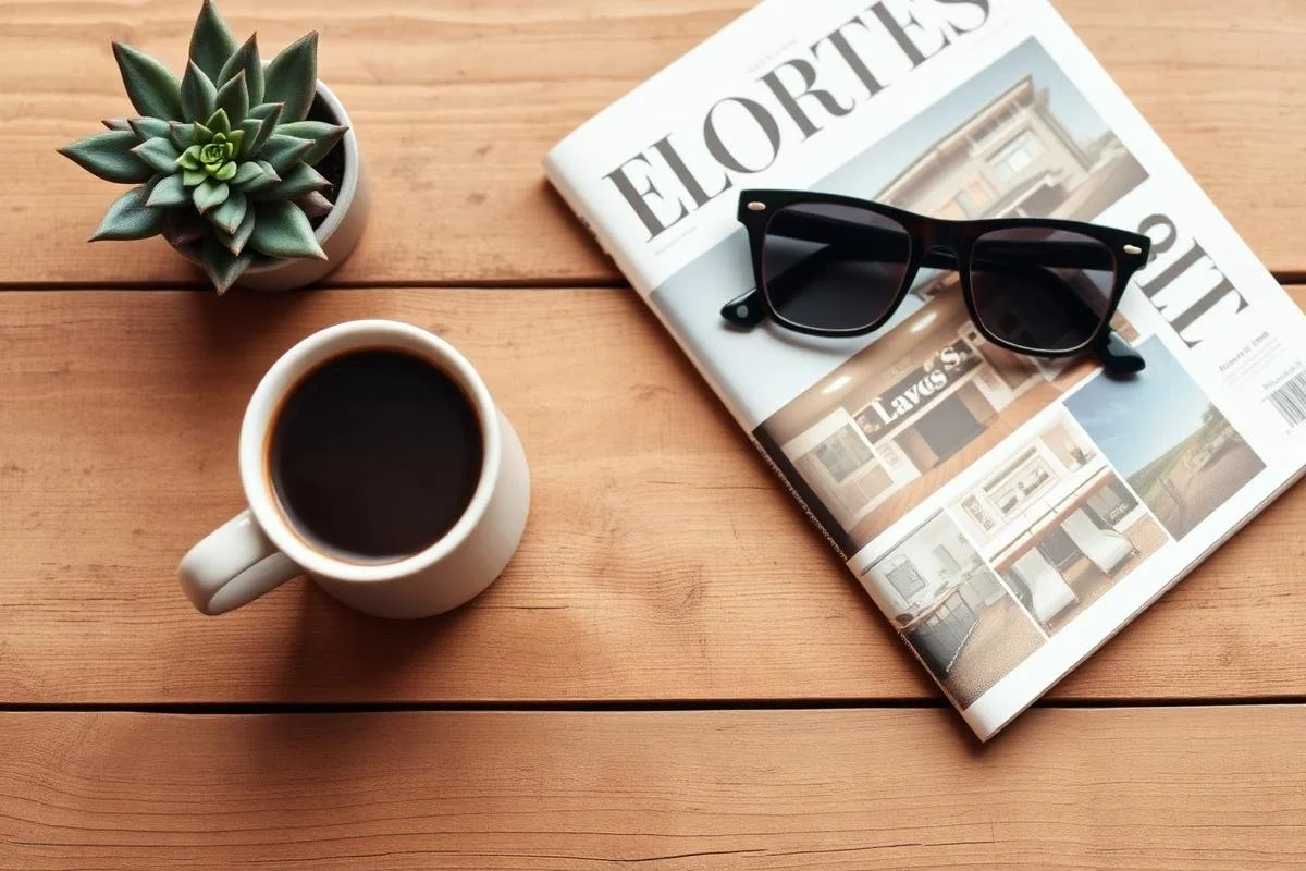 Coffee and local real estate insights in the Texas Hill Country.