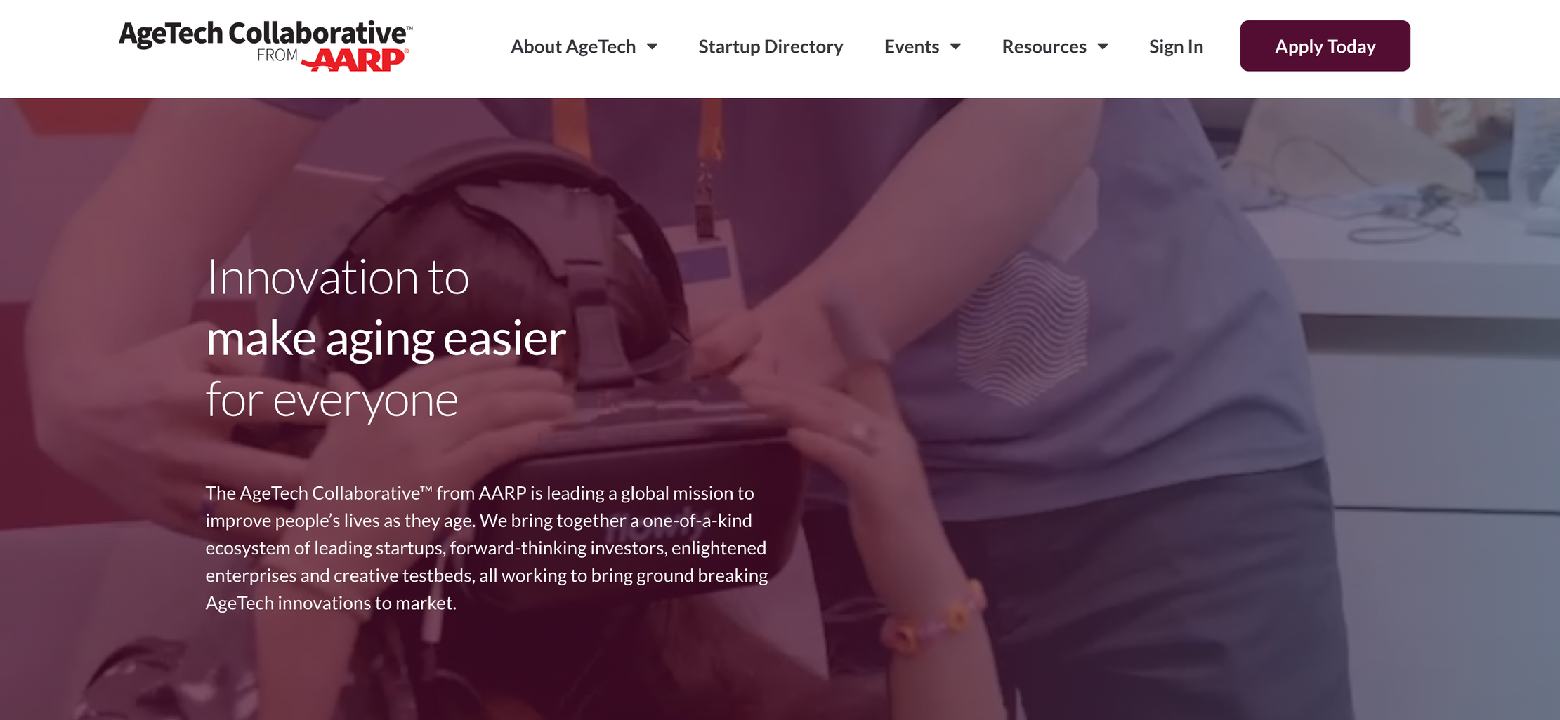 AARP Innovation Labs Website