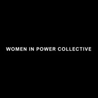 Black background with white text reading 'Women in Power Collective'