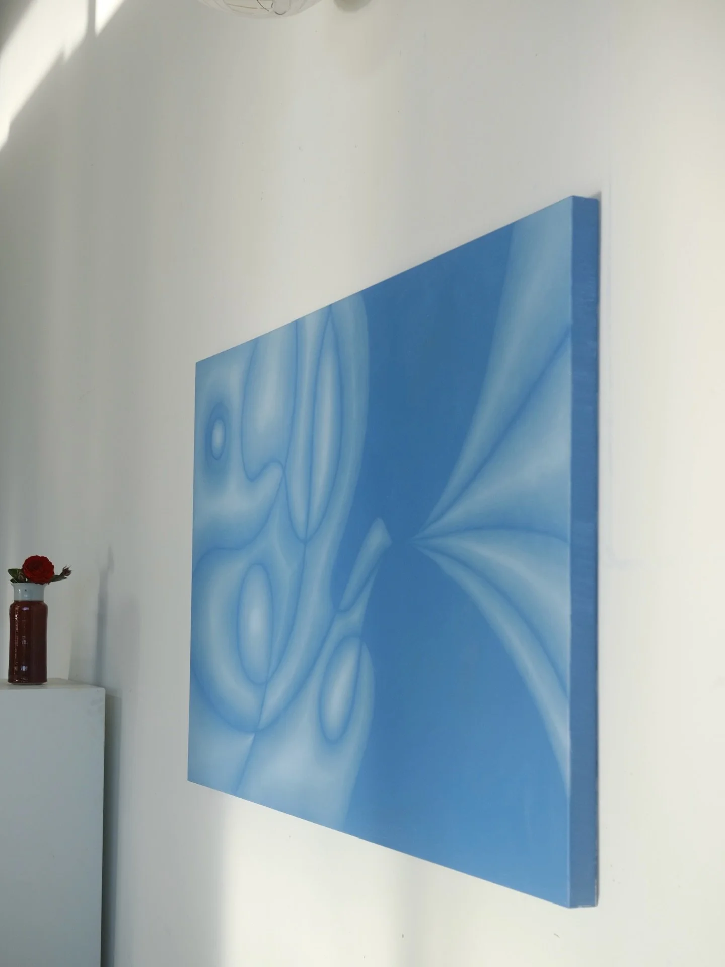 Life after . Oil paint . 30x60&rdquo;

This piece tells a story of transitioning into a new phase of life. Life after graduation, life after marriage, life after being let go, life after divorce, life after kids. It depicts the twists and turns of li