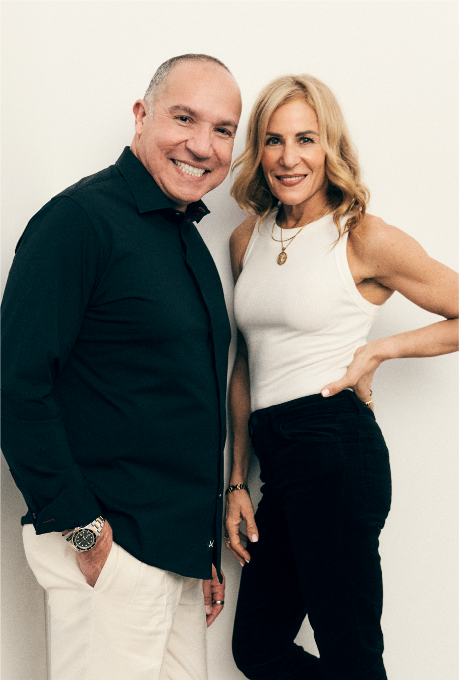 Dr. Flores and Karen Meisels