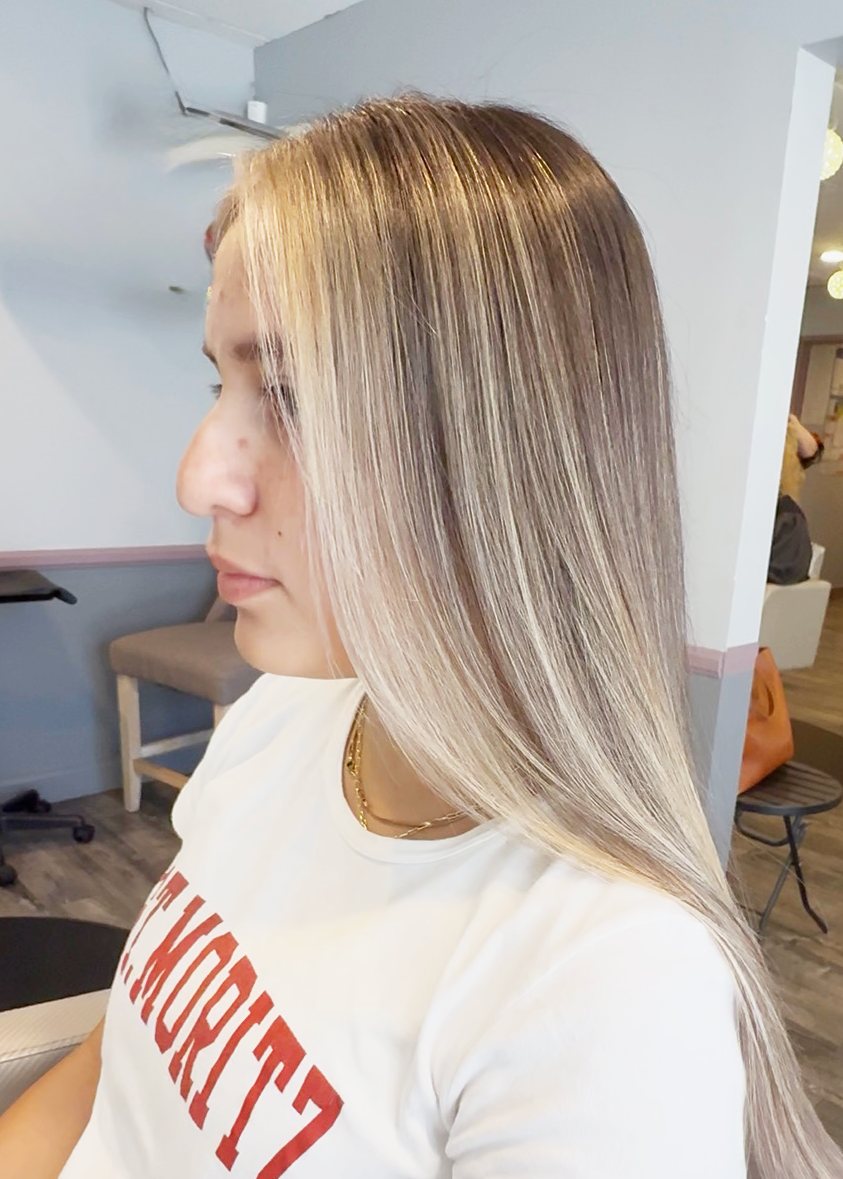 Balayage hair newport beach