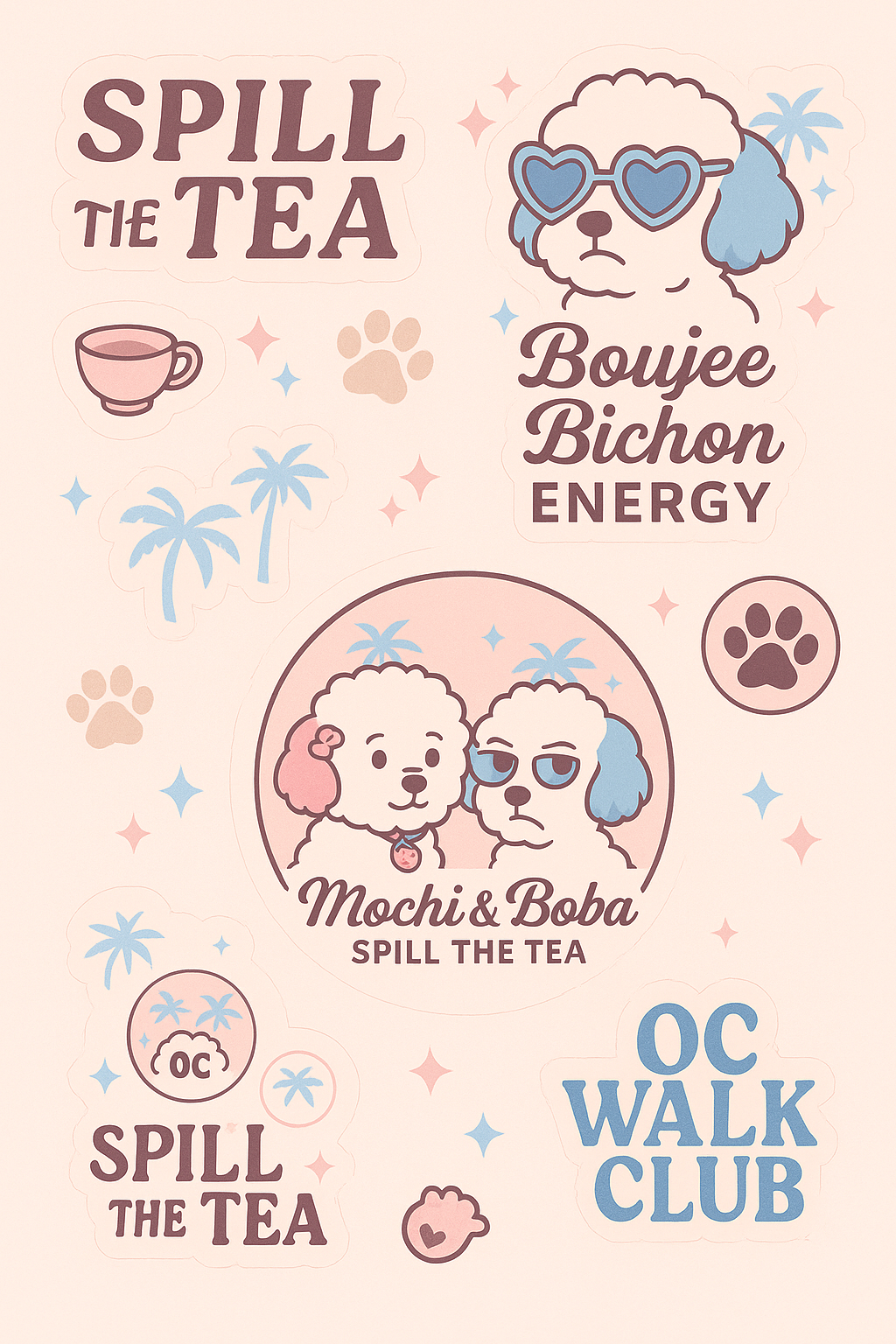 Spill the Tea Sticker Sheet