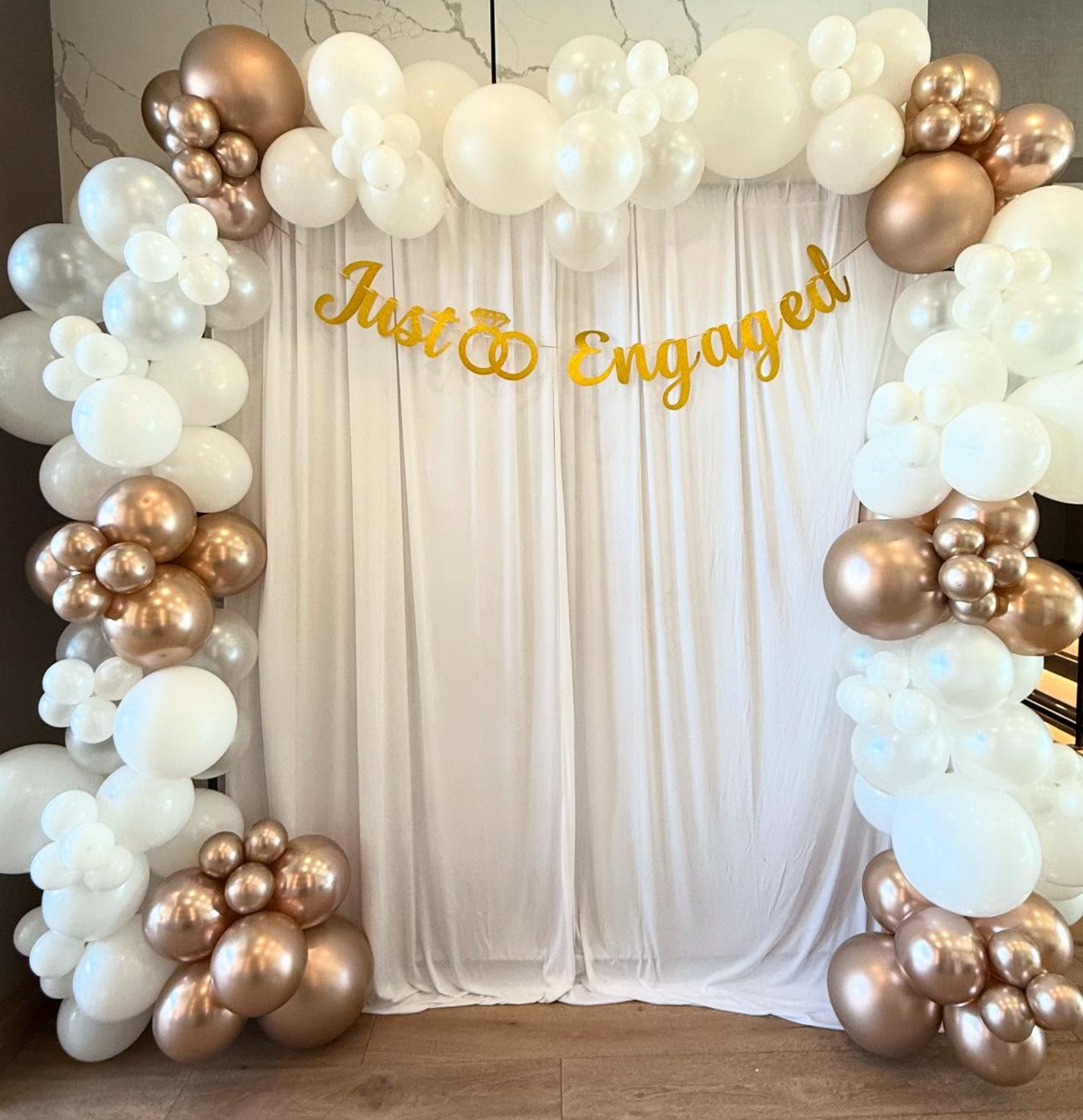 Backdrop & Balloon Arch