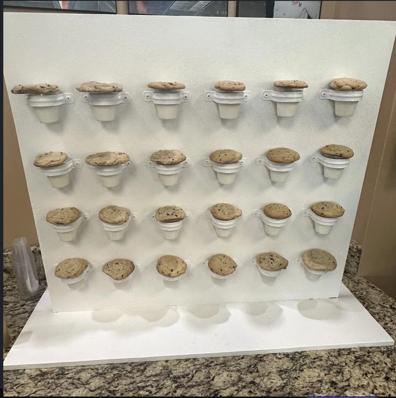 Cookies & Milk "Shot" Wall