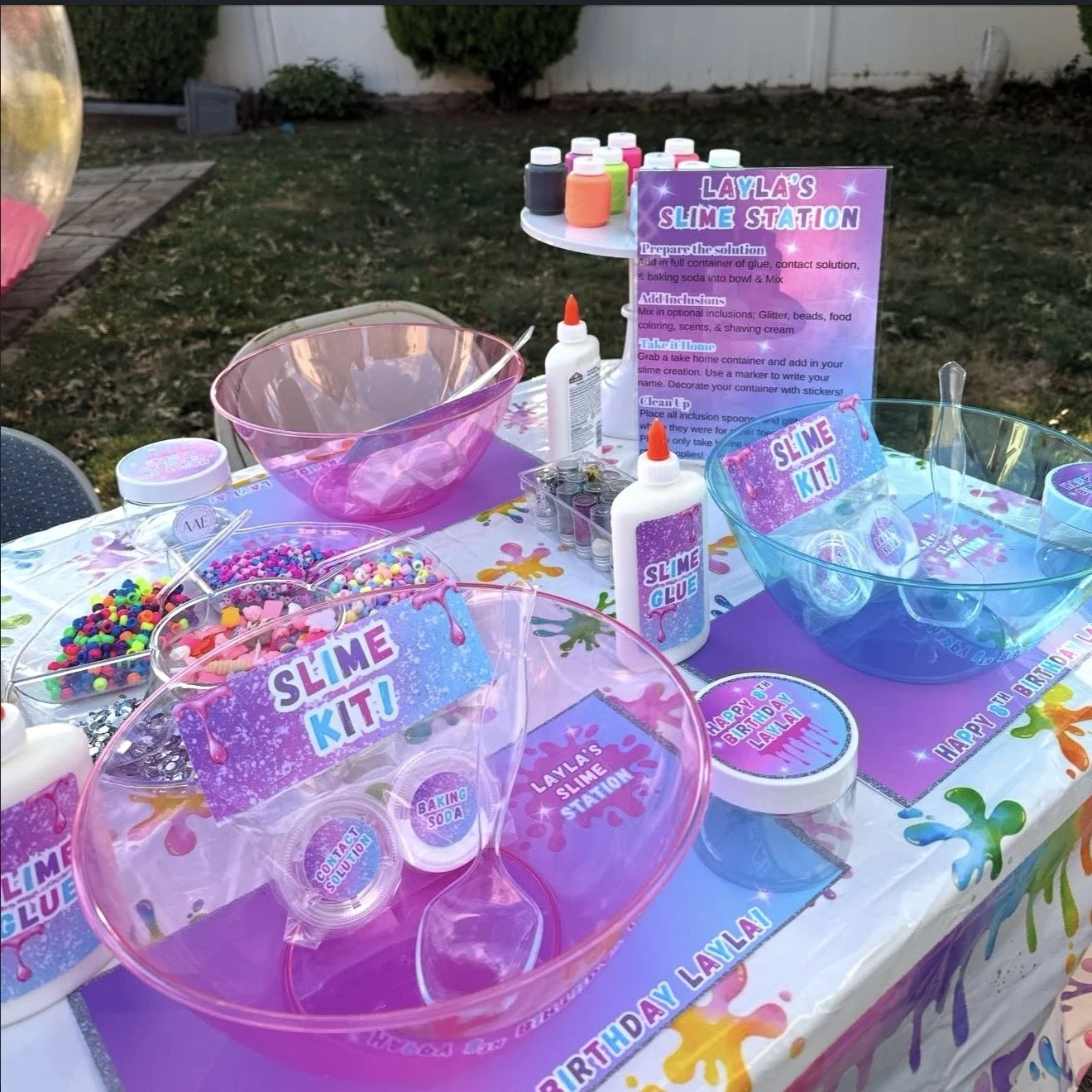 Slime Party Packages