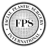 FPSI Logo, Facial Plastic Surgery International, featuring a globe and text
