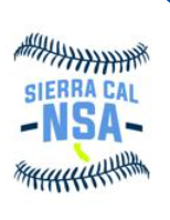 Logo for Sierra Cal NSA with a stylized fishbone design and a small green fish silhouette.