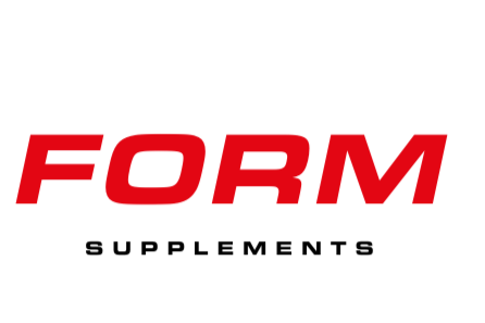 The word "FORM" in red text on a black background