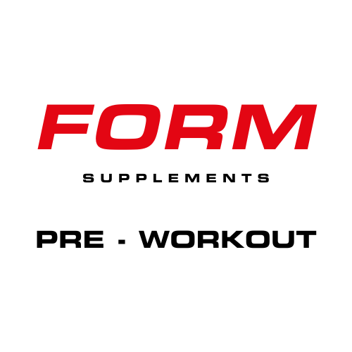 The image features a logo with the word 'FORM' in bold red letters. Above it, there is a silhouette of a person with a raised arm, possibly holding a trophy or similar object.