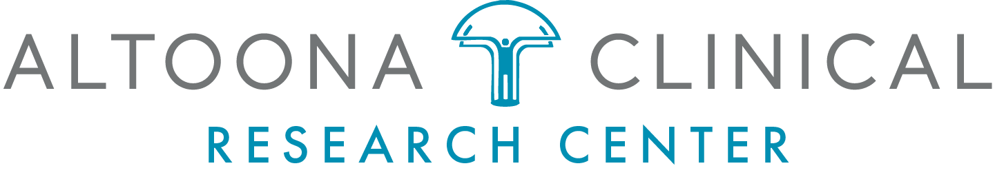 Logo of Altona Clinical Research Center with stylized umbrella icon.