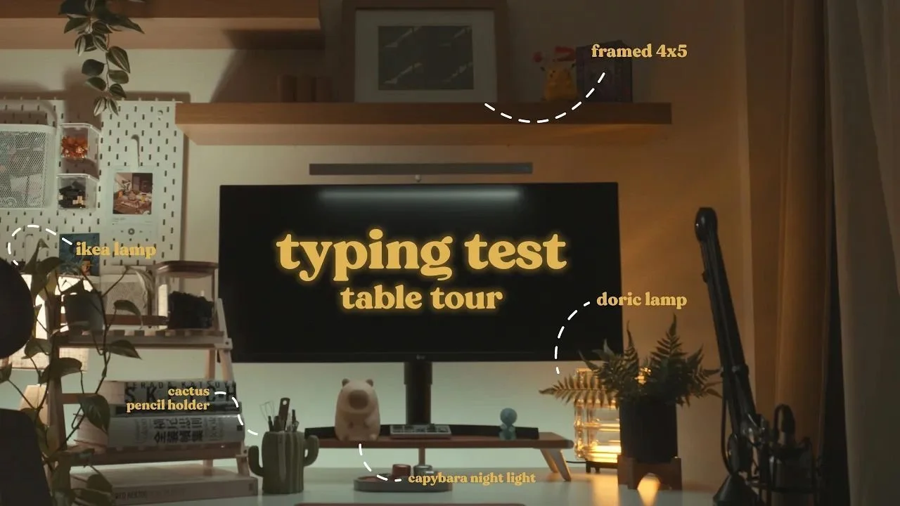 Typing Test Table Tour