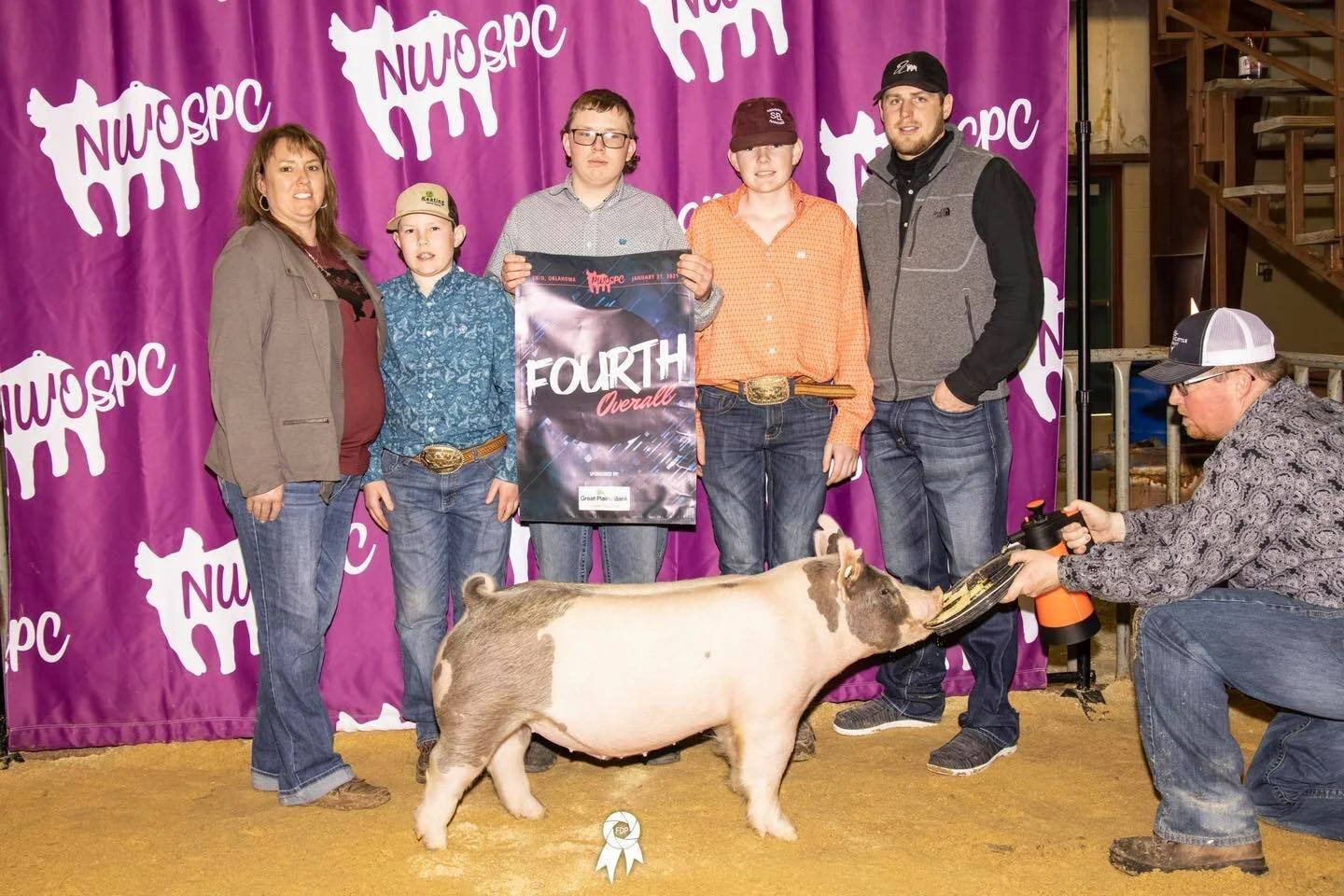 NWOSPC High Points Light Cross  Raised by Kamp ShowpigsSired by Blue Duck