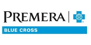 Premera Blue Cross logo with blue cross symbol