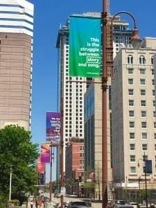 Figurative Poetics Downtown Banner Project