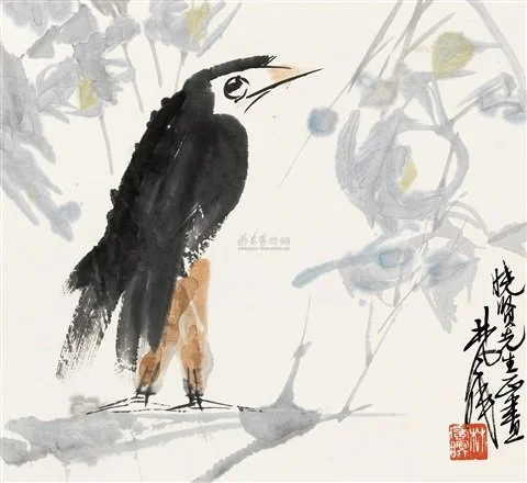 lin-fengmian-indian-grackle.jpg