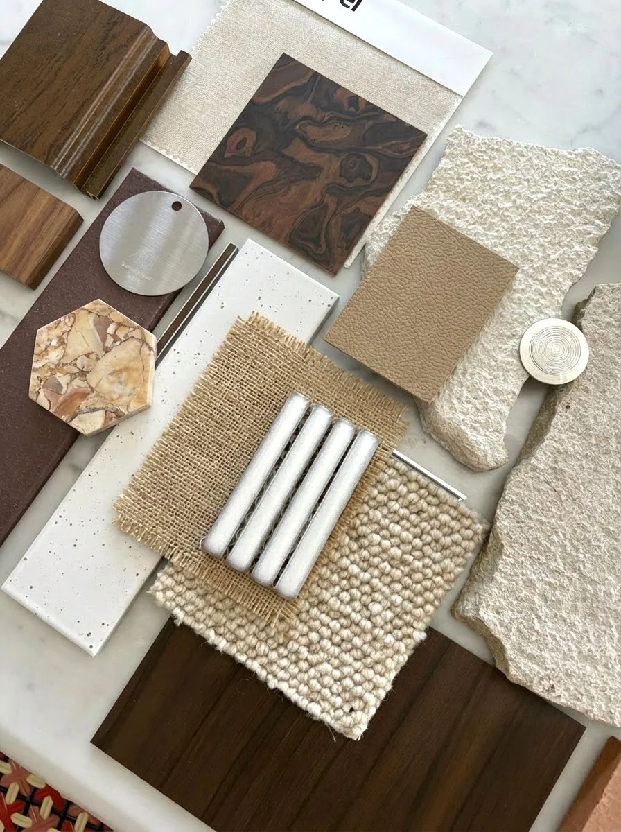 Walnut joinery, Burlwood, marble