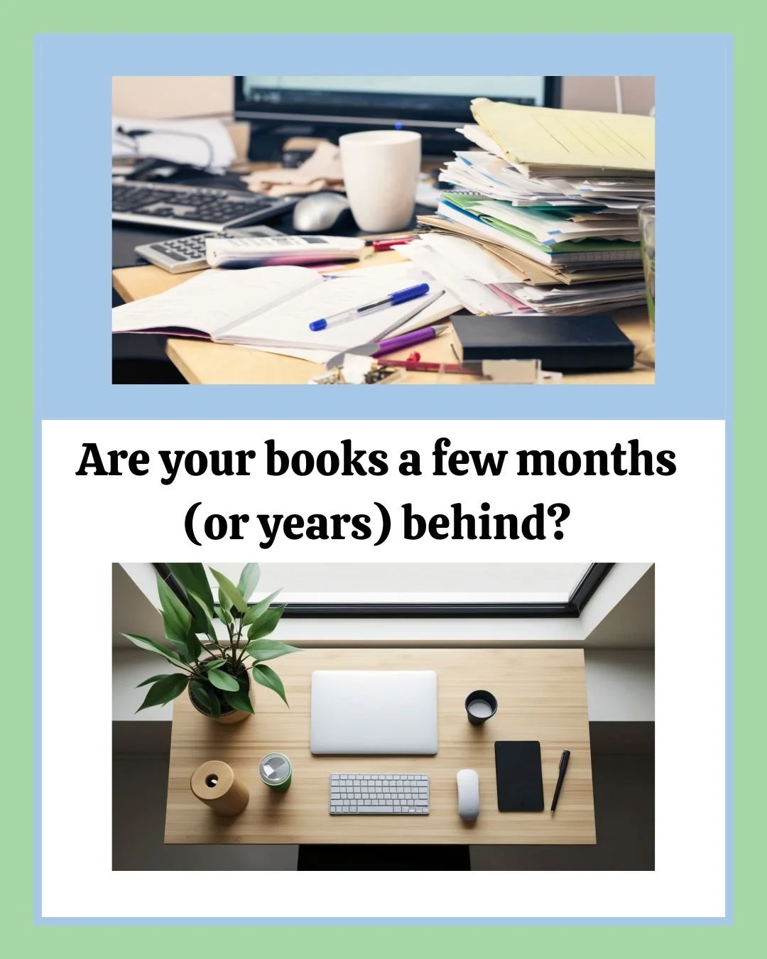 Our Bookkeeping Cleanup &amp; Catch-Up service reviews past transactions and brings your records up to date.

It&rsquo;s never too late for a fresh start!

Send us a message to start your cleanup journey.
 #bookkeepingforsmallbusiness #smallbuisness 