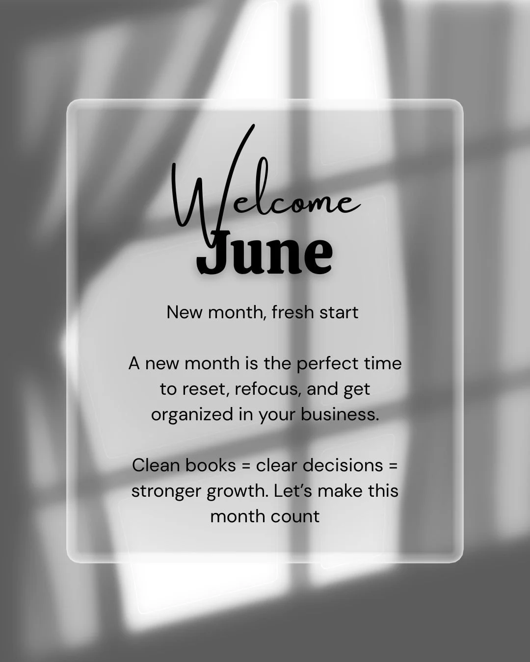 New month, new momentum 

Fresh start, clean slate, and a chance to get your business finances back on track. 

Let&rsquo;s make this month about clarity, consistency, and growth.

 #Bookkeeping #MoneyMatters #Bookkeeping101 #bookkeeping #SmallBusine