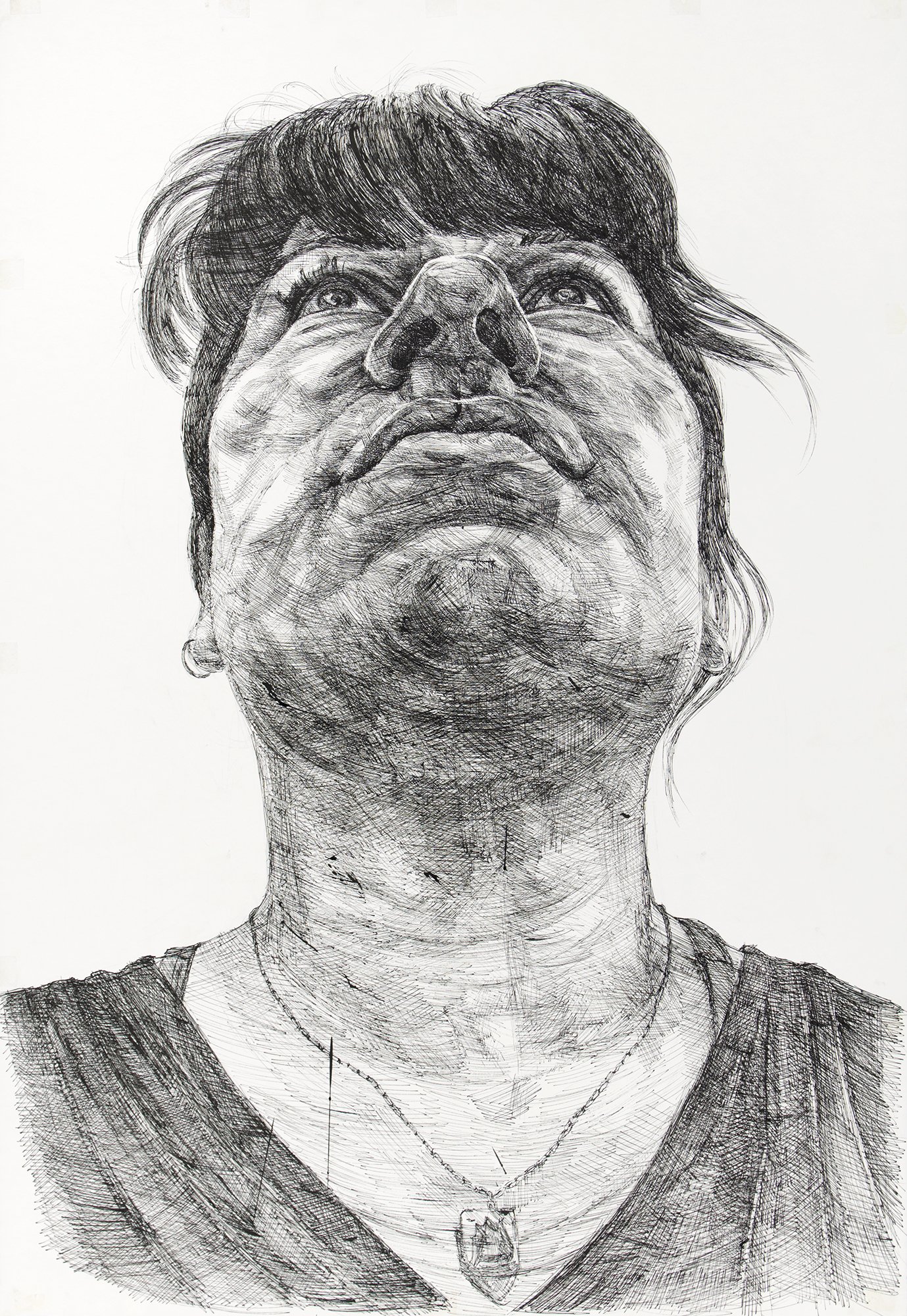 Kelly (2009) H40"x W26" Sumi ink on Paper