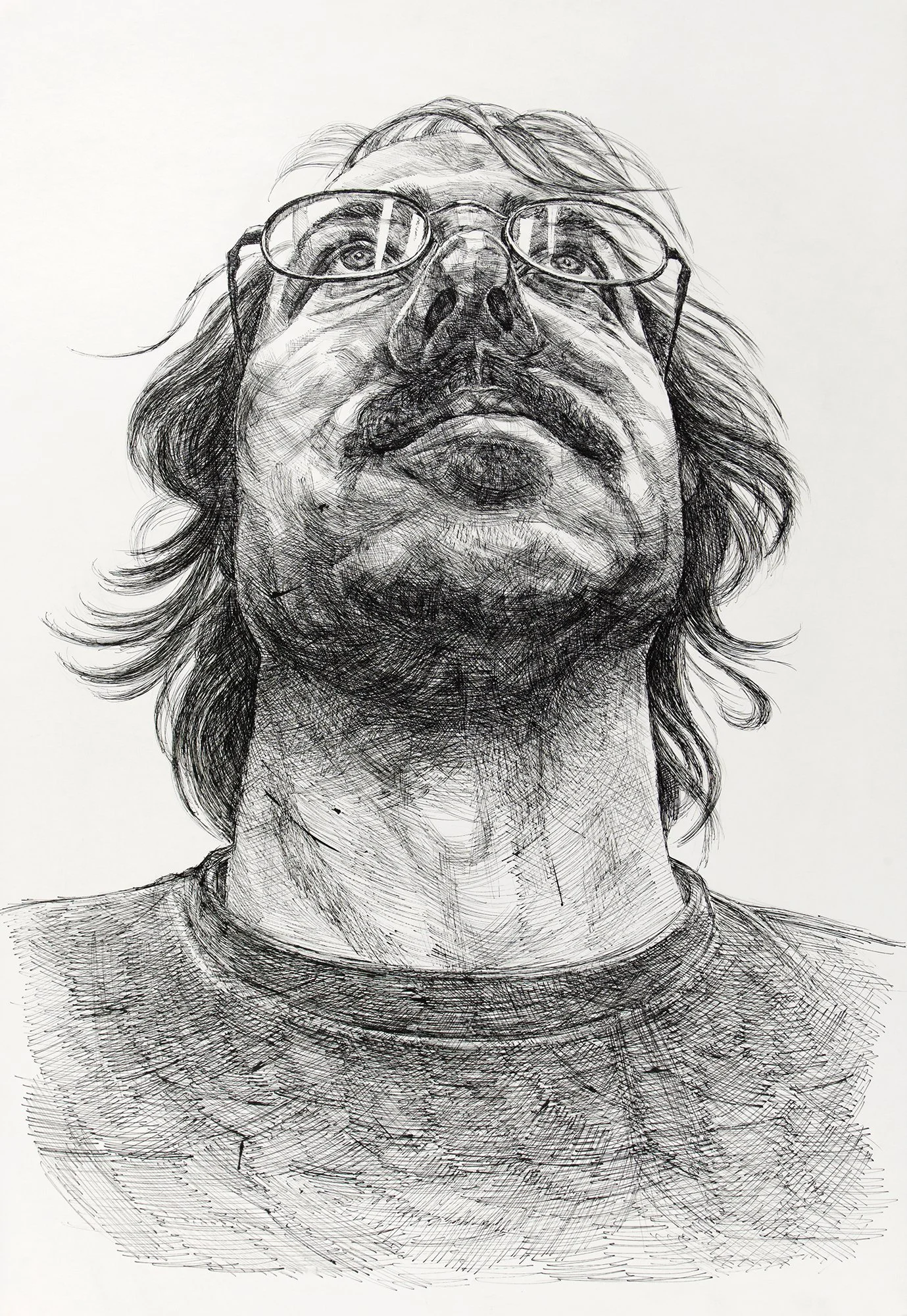 Will (2009) H40"x W26" Sumi ink on Paper