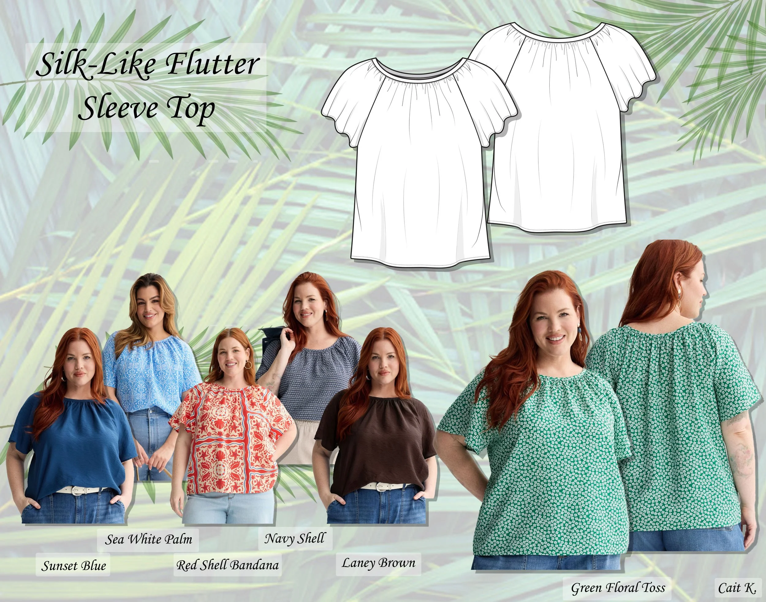Sonoma Silk-Like Flutter Sleeve Top.jpg