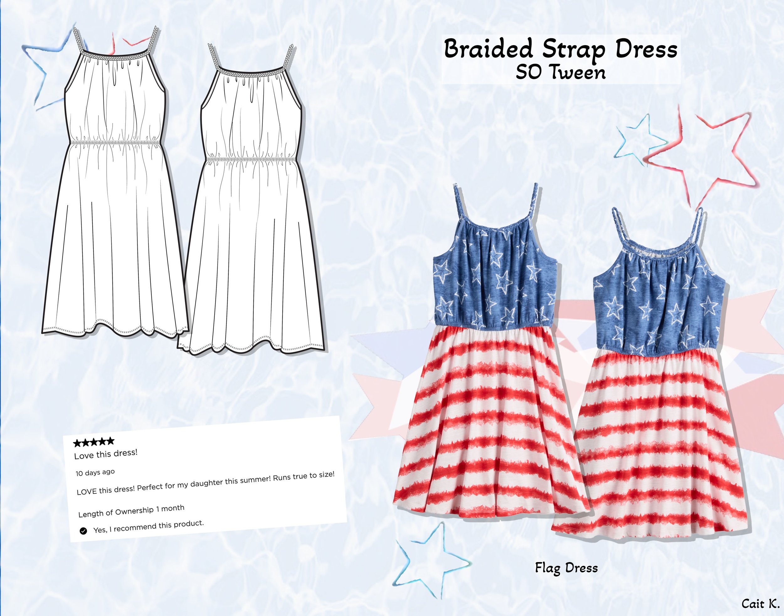 SU25 - Braided Strap Dress